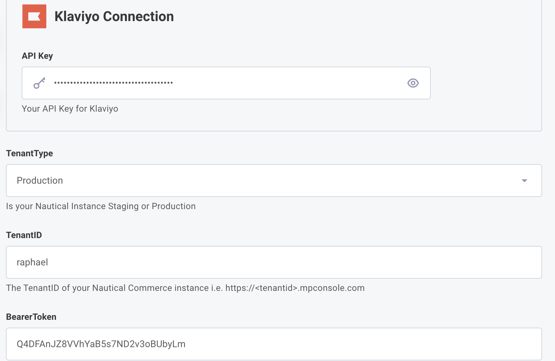 Klaviyo configuration overview